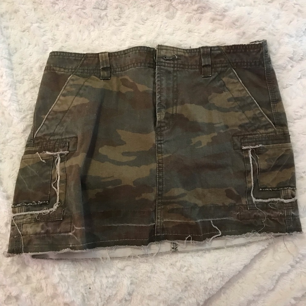 Camouflage vintage skirt